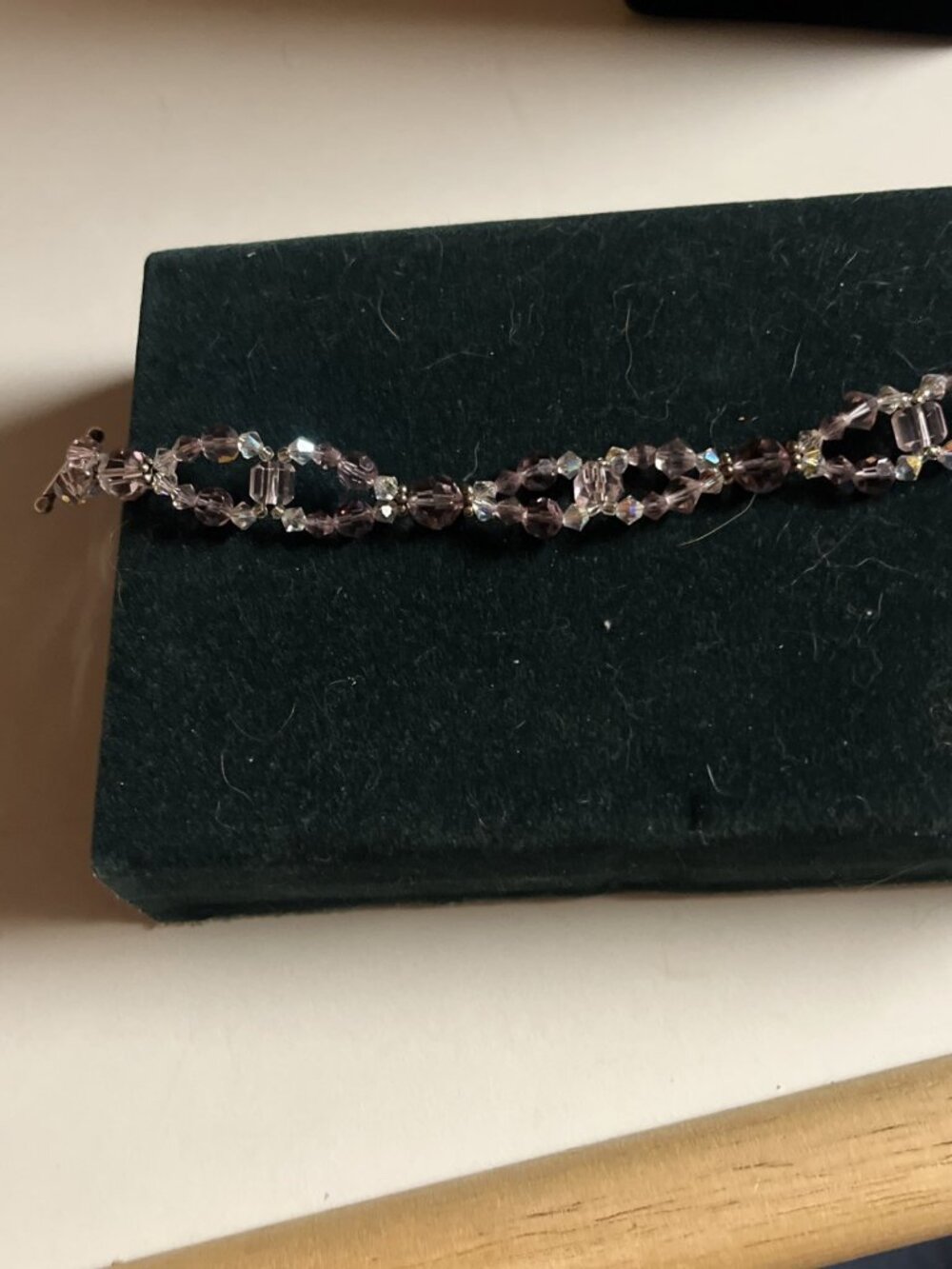 Vintage Beaded Bracelet With Toggle